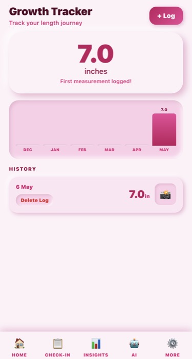 Blush Pink growth screen